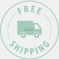 Free shipping offer for FlowMist™ filtered showerhead with an icon of a delivery truck.